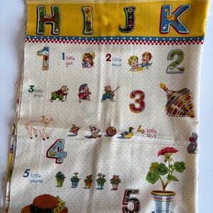 ABC 123 American‎ Jane Patterns Sandy Klop Fabric Panel 26.5"x44.5" Japan Cotton